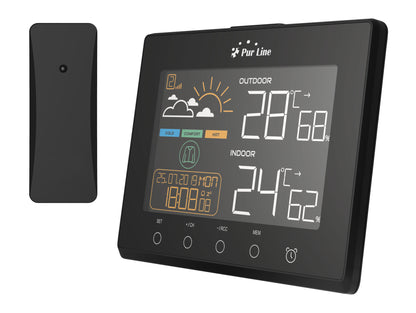 Estación Meteorológica Con Sensor Exterior Y 2 Salidas Usb Ws015 Purline_0