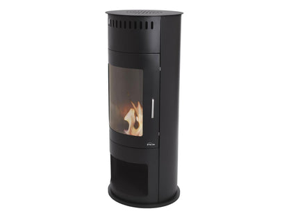 Estufa De Etanol En Acero Negro Con Puerta De Cristal Templado Bestfire B Purline_1