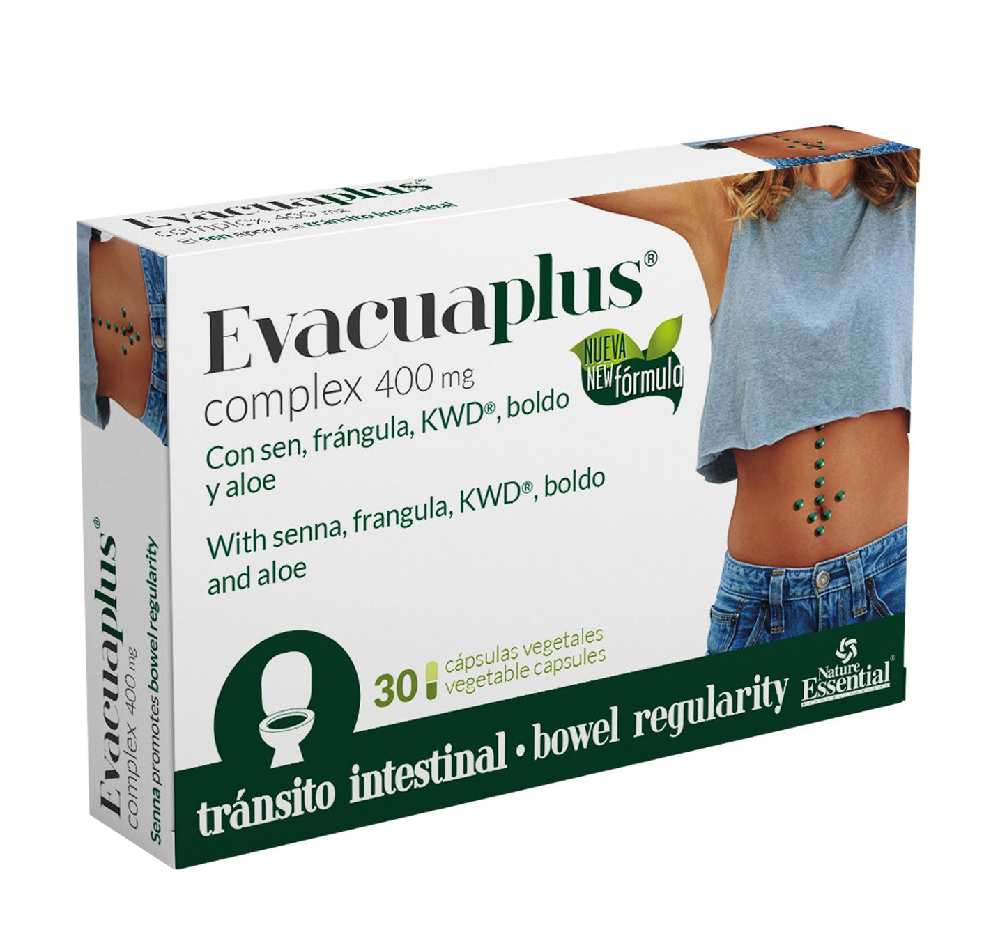 Evacuaplus (kiwi) 400 mg 30 capsulas vegetales