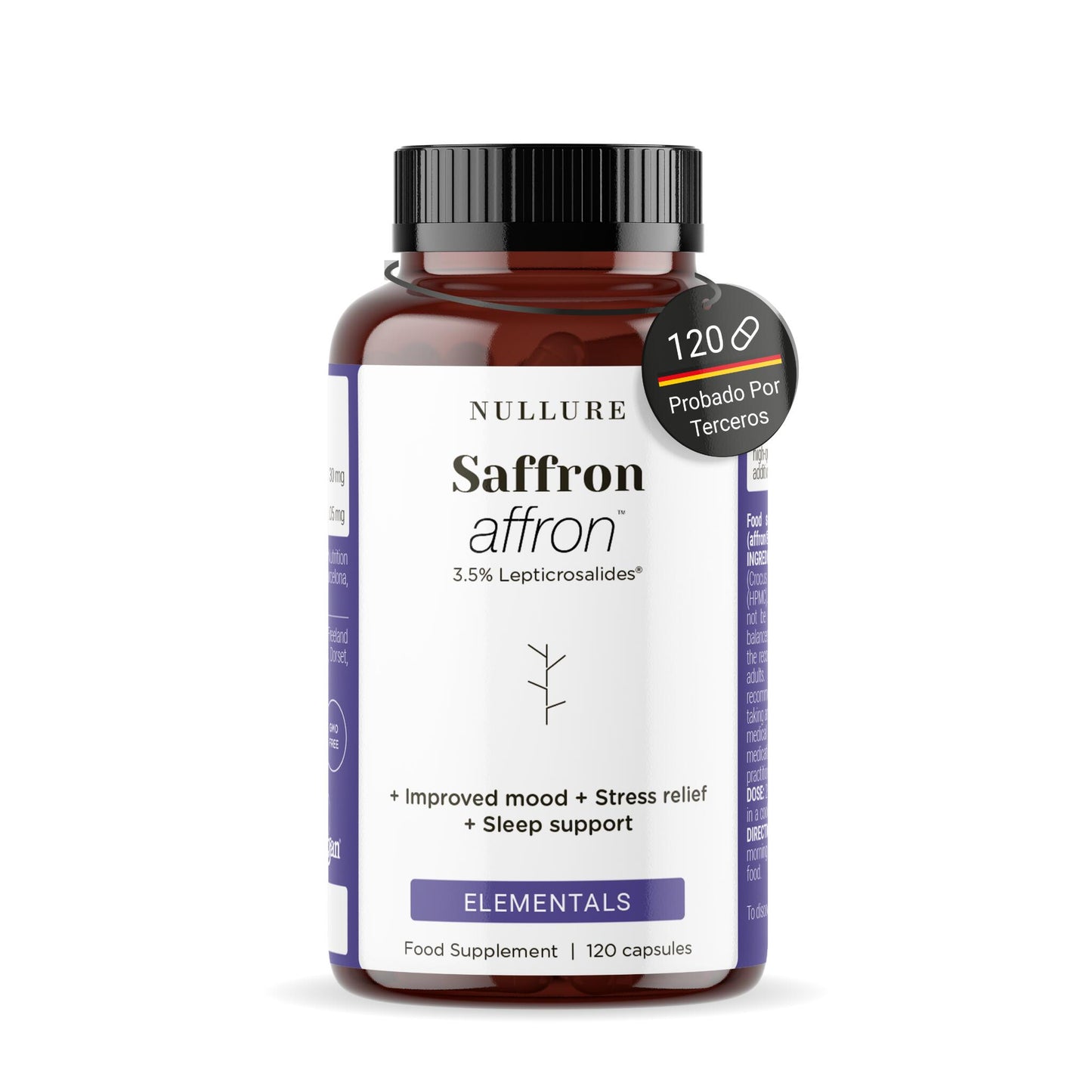 Extracto de Azafrán español affron® – estado de ánimo, estrés, ansiedad y sueño reparador (120 cápsulas)_0