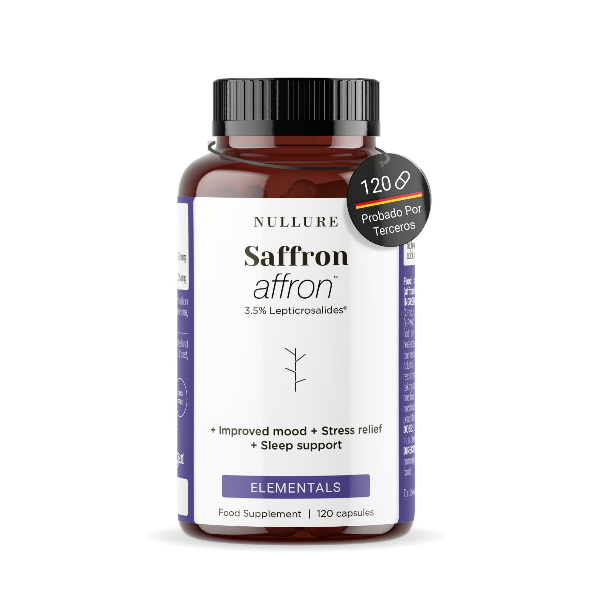 Extracto de Azafrán español affron® – estado de ánimo, estrés, ansiedad y sueño reparador (120 cápsulas)_0