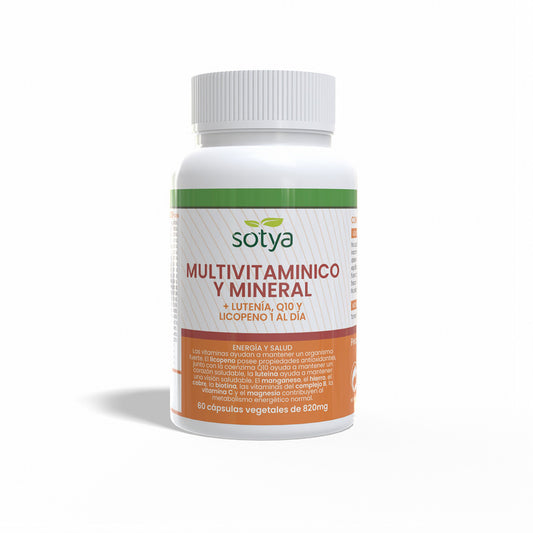 Multivitamínico e Mineral Sotya 820Mg 60 Cápsulas