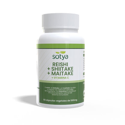 Reishi Maitake Shiitake 60 Vcaps. Sotya