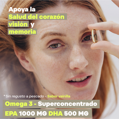 Omega 3 Superconcentrado Blíster Vainilla Nutricel 120 perlas