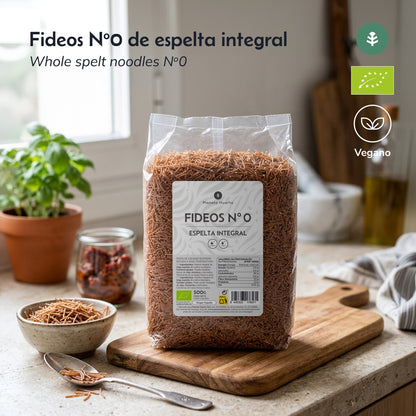 Noodles de Espelta Integral Biológica Planeta Huerto nº 0 500g