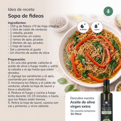 Noodles Integrais Biológicos Planeta Huerto nº 0 500g