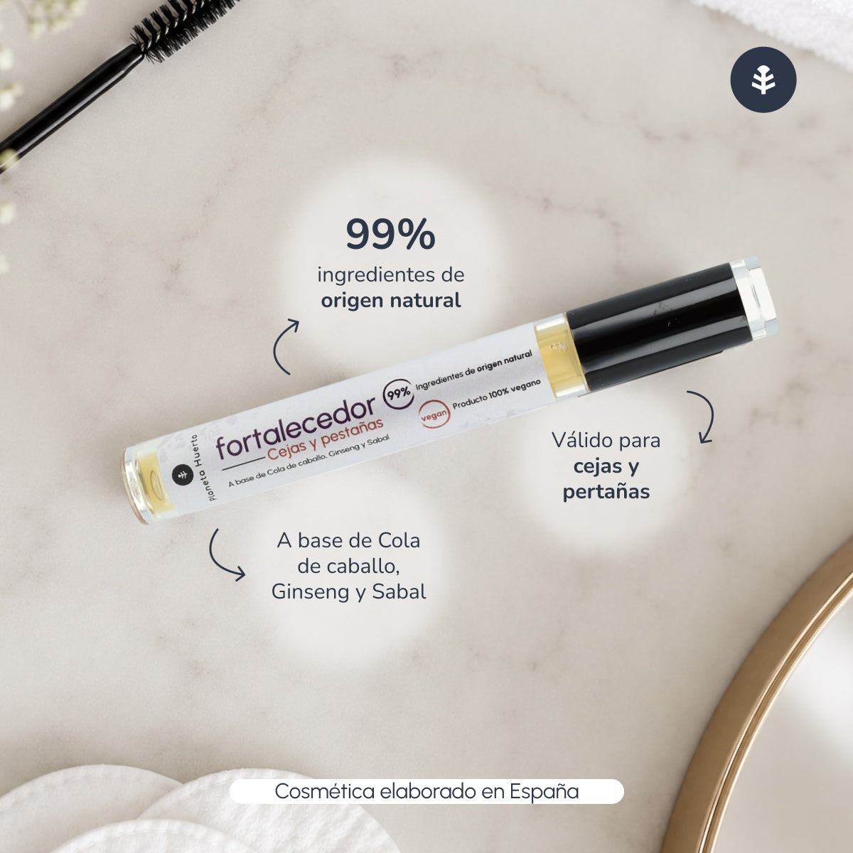 Planeta Huerto Fortalecedor de Sobrancelhas e Pestanas 5 ml