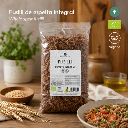 Fusilli de espelta integral ECO Planeta Huerto 500gr