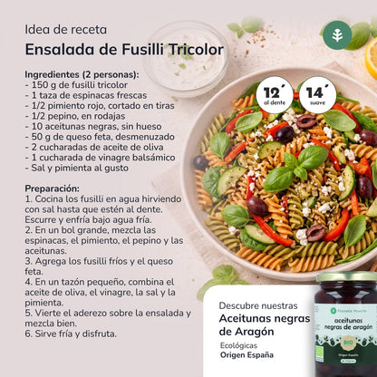 Tricolor Fusilli ECO Planeta Huerto 5 Kg