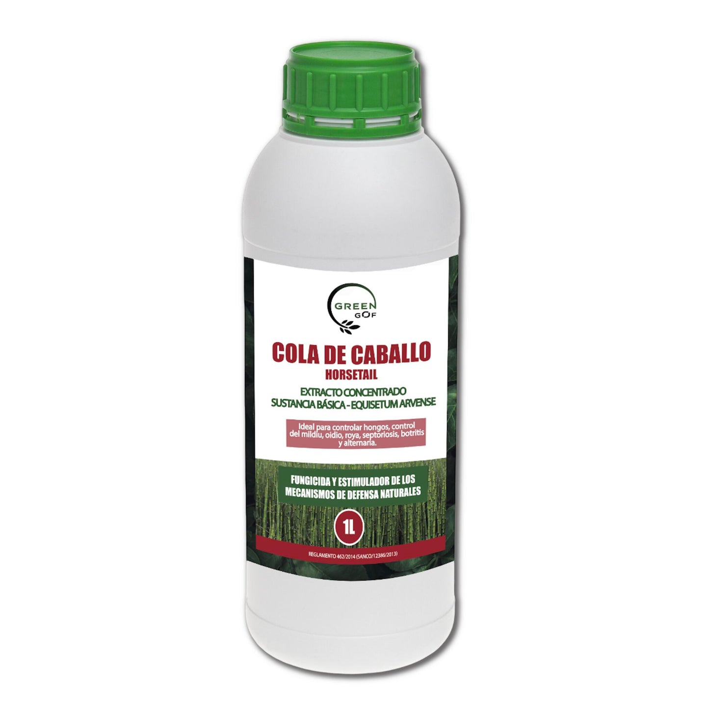 GREEN GOF Cola De Caballo, 1L. Fungicida, Bioestimulante, Orgánico y 100% Natural. Preventivo y Curativo._0