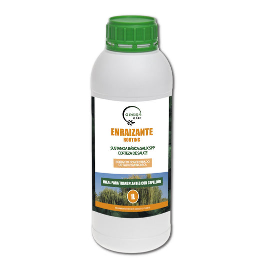 GREEN GOF Enraizante Líquido, 1L. Orgánico con Hormonas Naturales. Estimula y Aumenta el Crecimiento de Raíces._0
