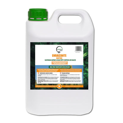 GREEN GOF Enraizante Líquido, 5L. Orgánico con Hormonas Naturales. Estimula y Aumenta el Crecimiento de Raíces._0