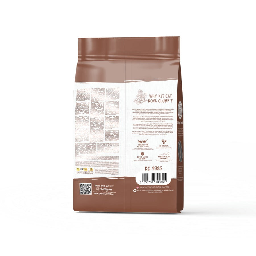 Pack de 6 Kit Cat Arena Eco SoyaClump - Areia para gatos Coffee 7 L