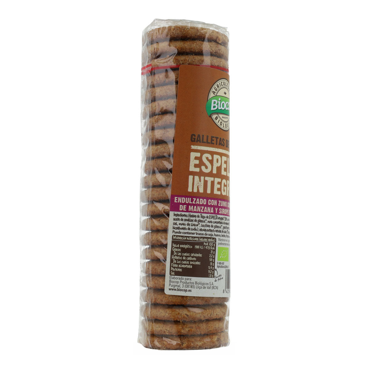 Galletas de Espelta Integral Biocop 250 g
