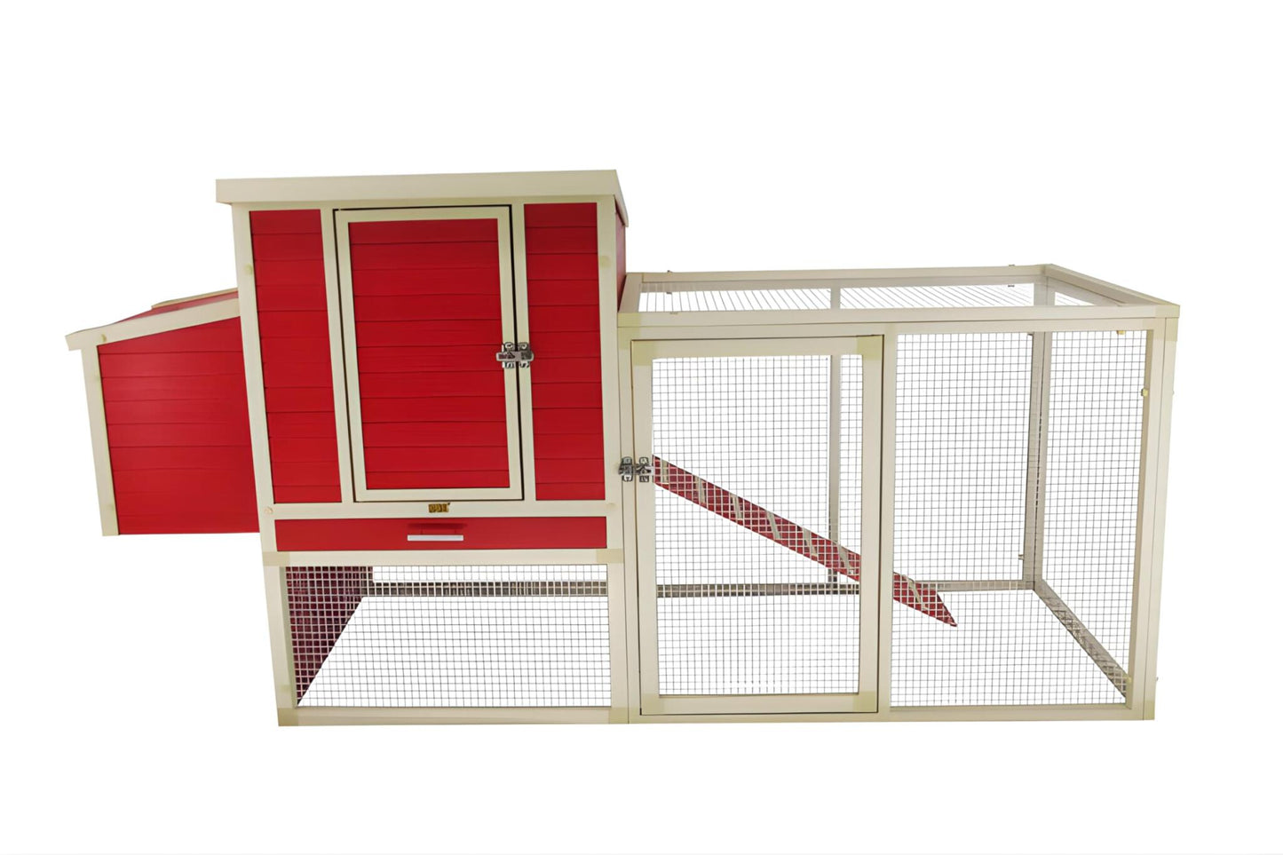 Gallinero Sonora Con Parque Para Exterior Capacidad 4-5 Aves - Ecoflex Material Sostenible Y Duradero. Fácil Montaje_2