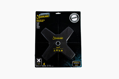 Garland - 7100230144 Disco Desbrozar - Cuchilla Para Trabajos De Desbroce Y Corte De Hierba Resistente Y Matorrales D.int:25,4mm, D. Ext: 230mm_0