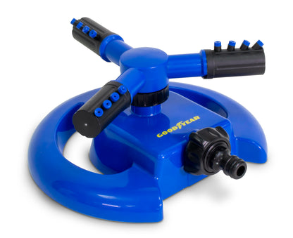 Goodyear - Aspersor De Jardín Goodyear De 3 Brazos | Rotación Automática 360 | Gy10053 ¡envío Gratis!_0