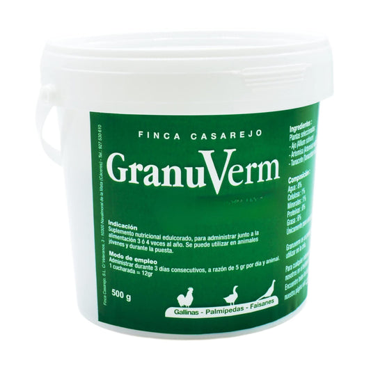 GranuVerm 500g – Complemento nutricional granulado para gallinas, patos y otras aves – Apoyo digestivo_0