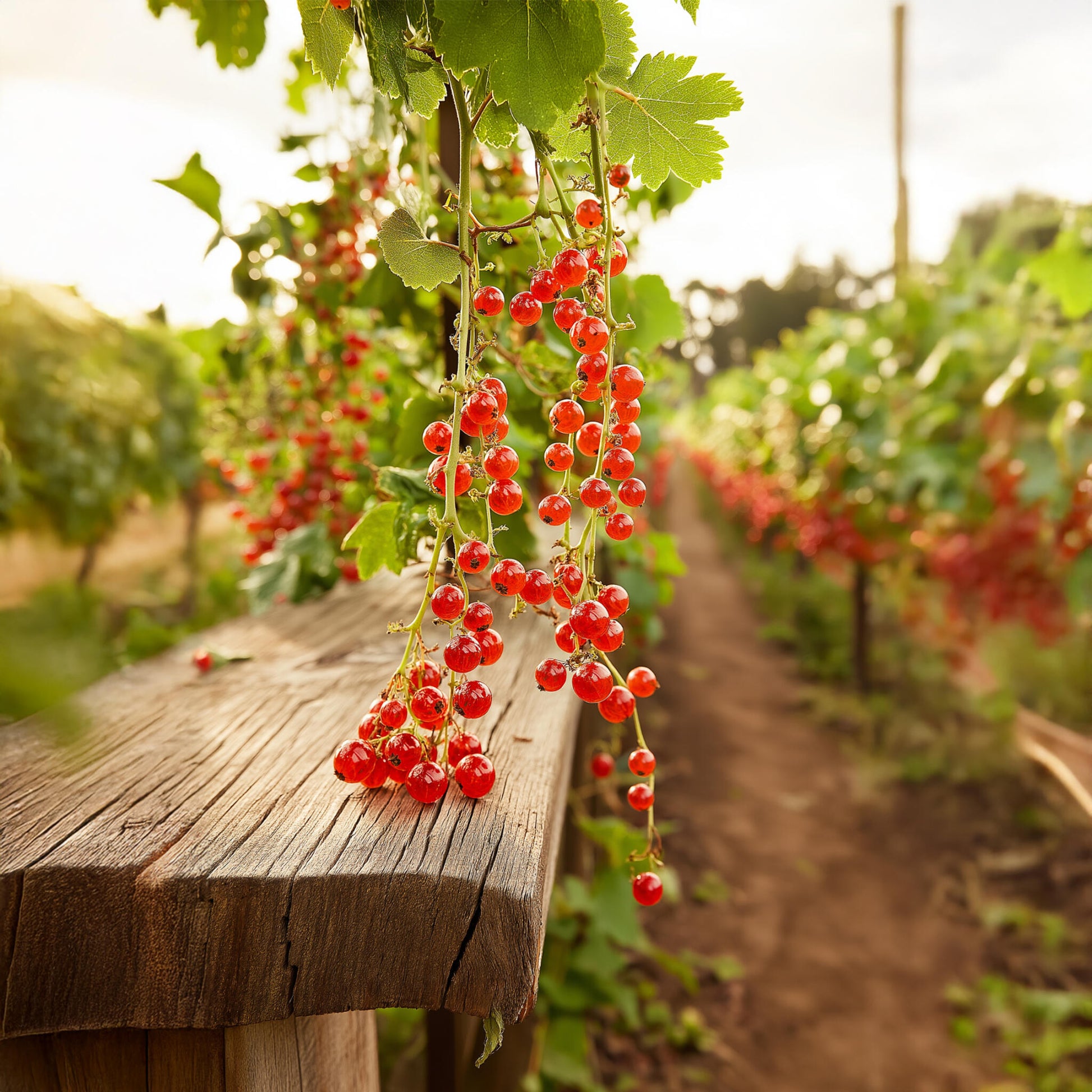 Grosella Roja - 2 Pzs - Ribes Rubrum 'jonkheer Van Tets' - A50-60cm - ⌀15cm_1