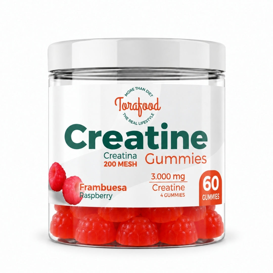 Gummies Creatine sabor Frambuesa Torafood 60 gummies