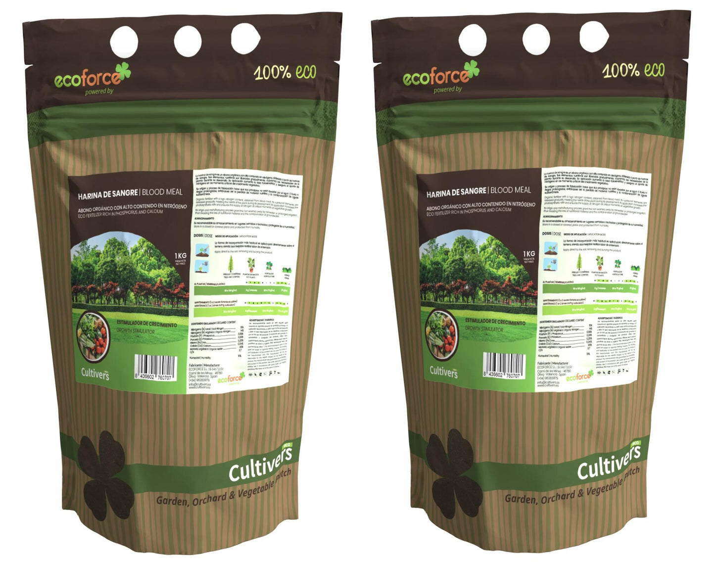 Harina De Sangre Cultivers 2x1kg_1