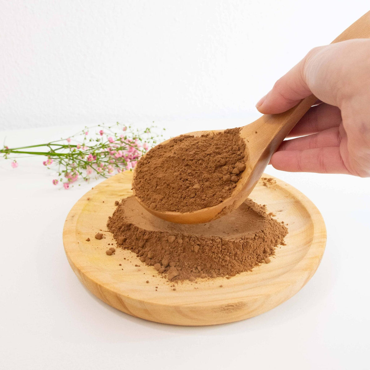 Harina de algarroba ecológica, sustituto del cacao sin cafeína para repostería 150 g_2