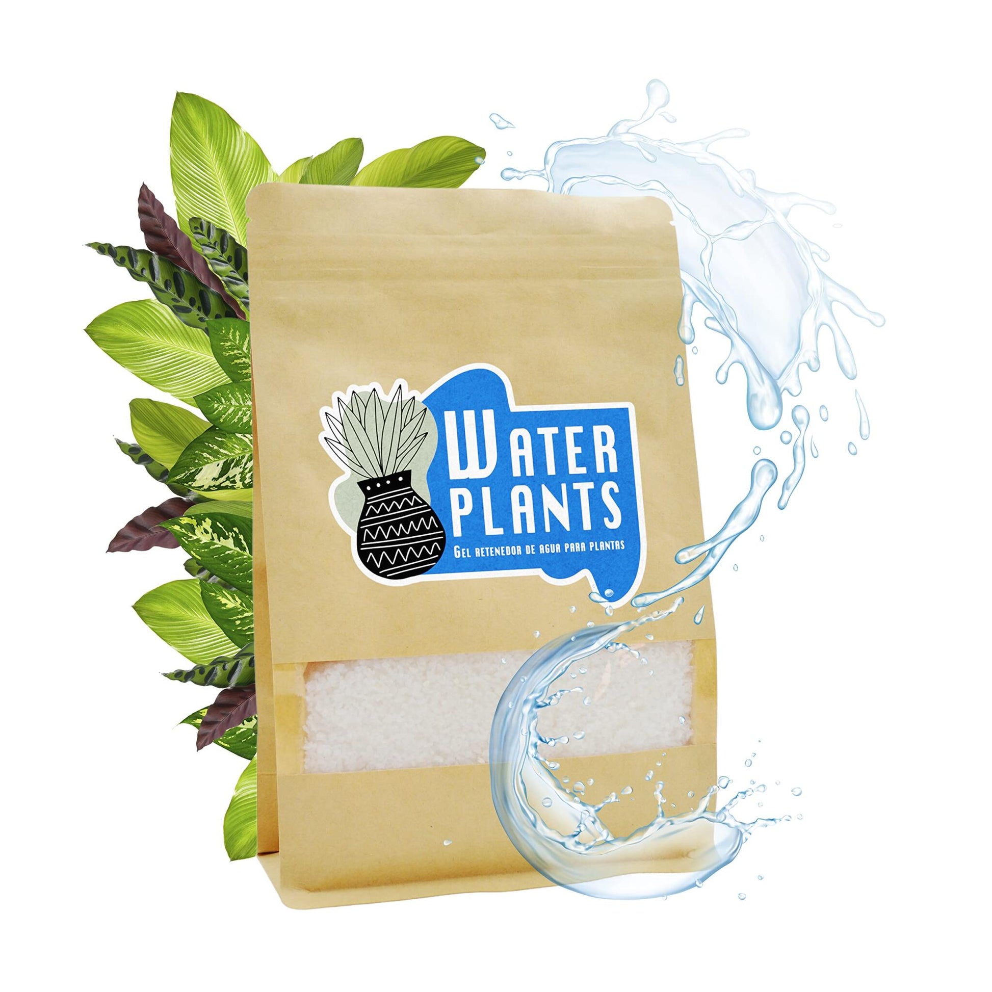 Hidrogel Para Plantas | Water Plants 500g | Perlas Retenedoras De Agua Para Reducir La Frecuencia De Riego_0