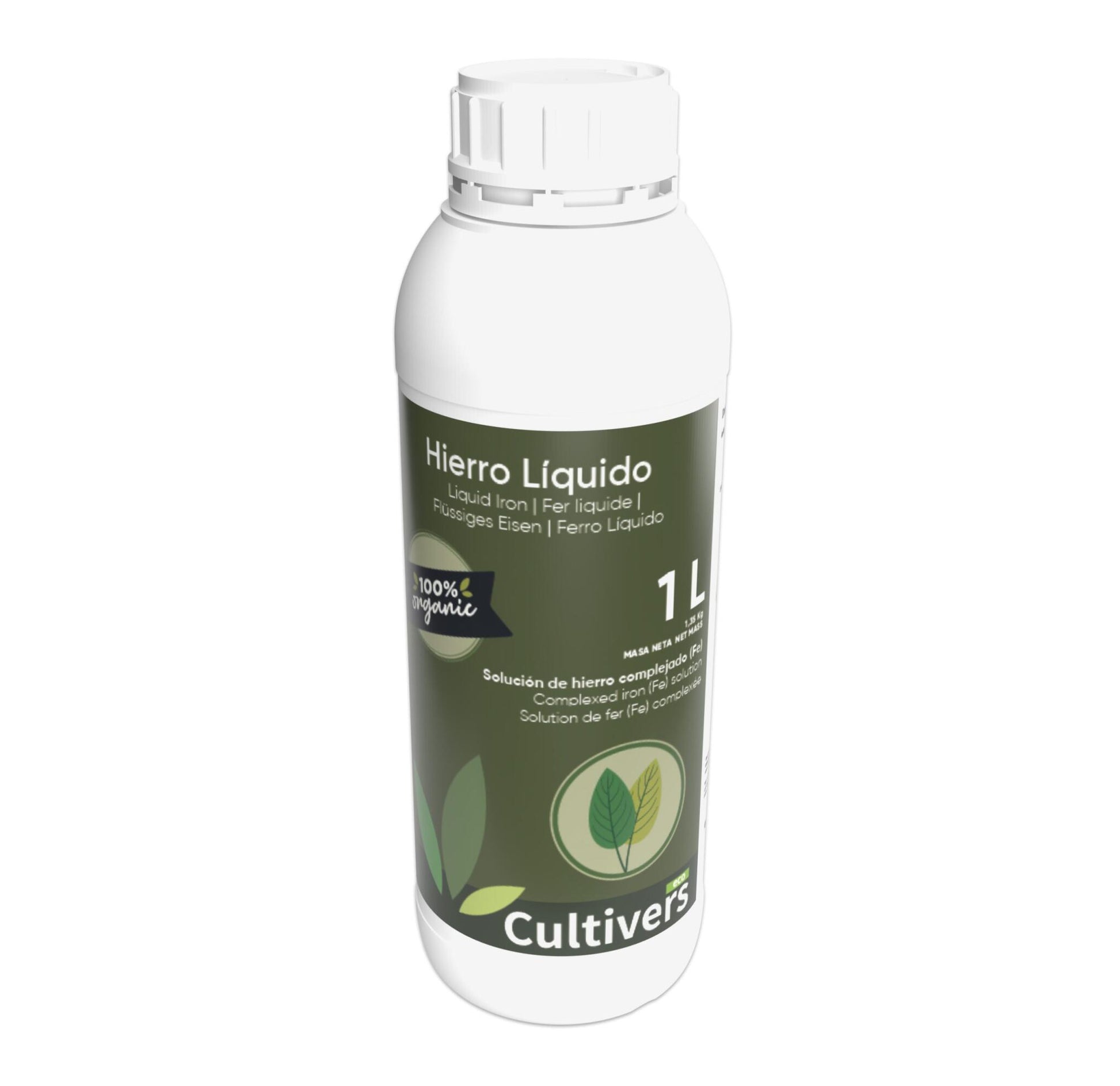 Hierro Liquido Para Plantas Cultivers 10 L_0