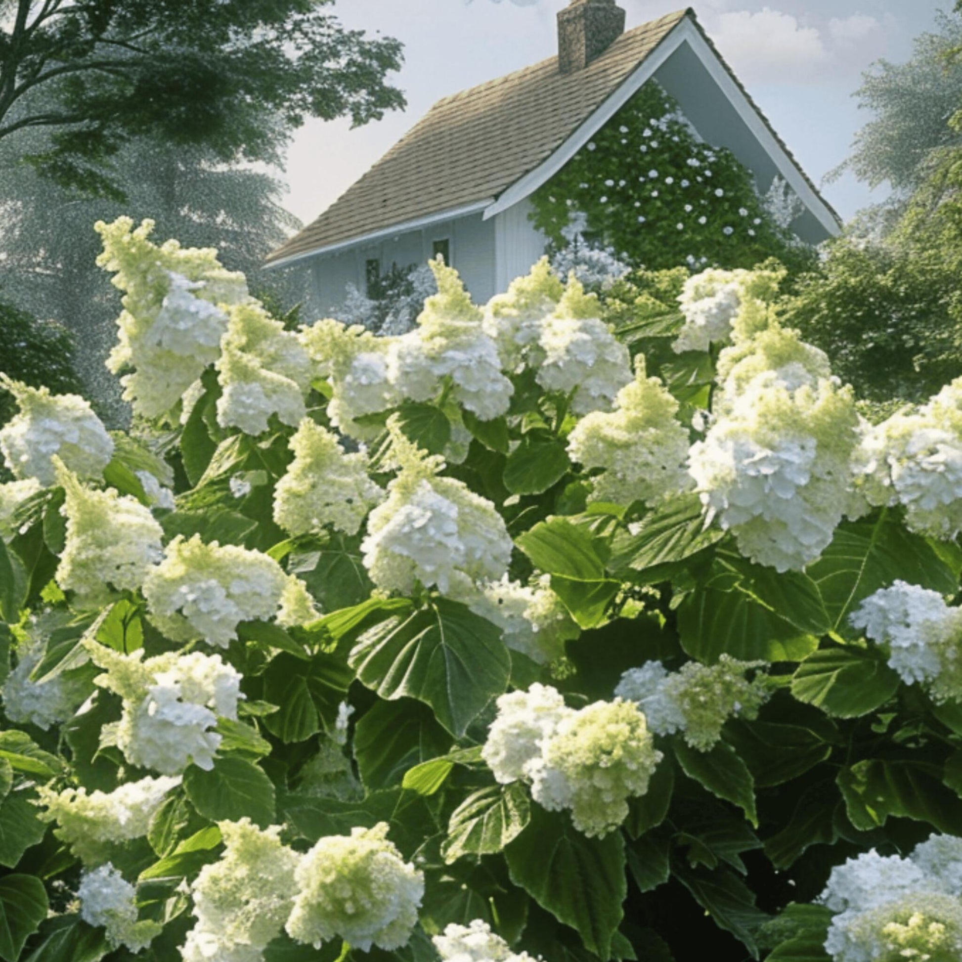 Hortensia - 2 Pzs - Hydrangea 'ice Crystal' - Altura 25-40cm - ⌀19cm_1
