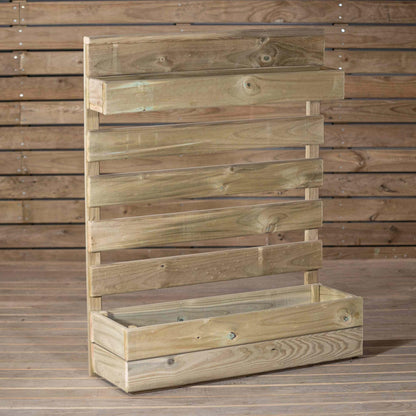 Huerto Vertical Zenira De Madera Tratada Vidahuerto 120x80x13 Cm._3