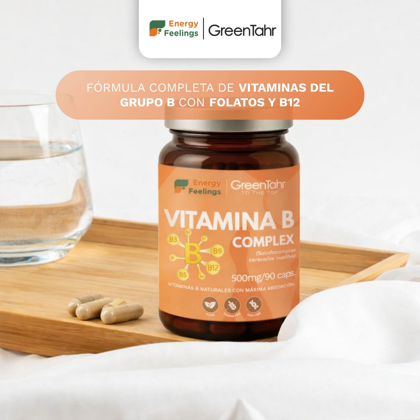 VITAB Biodisponible Energy Feelings cápsulas (90ud/500mg)