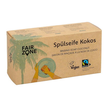 Jabón sólido para vajilla y superficies Coco Fair Squared 450g