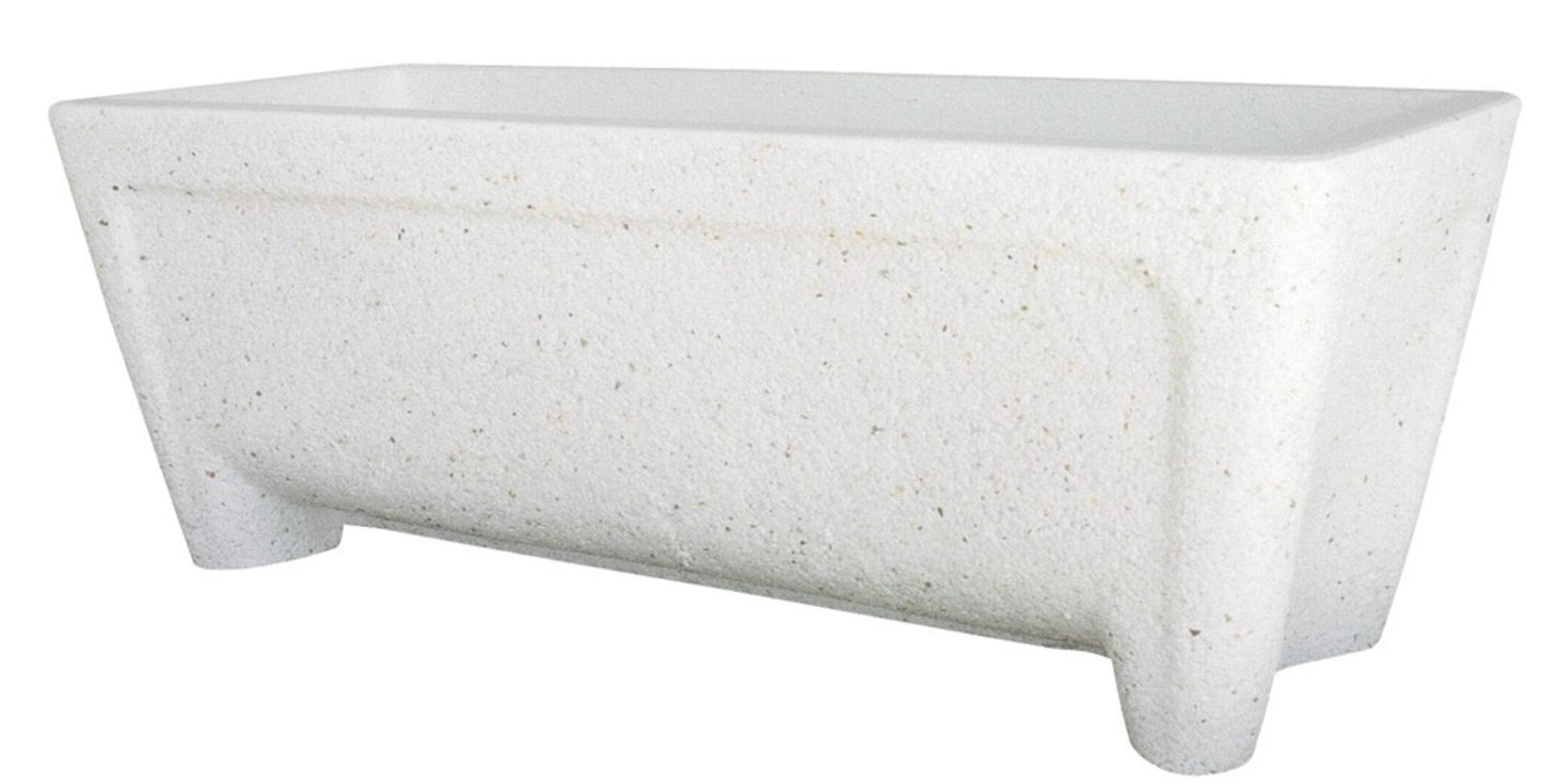 Jardinera De Granito Rita. 115 cm largo x 48 cm ancho x 41 cm alto. 109 kilos. 91 litros_0