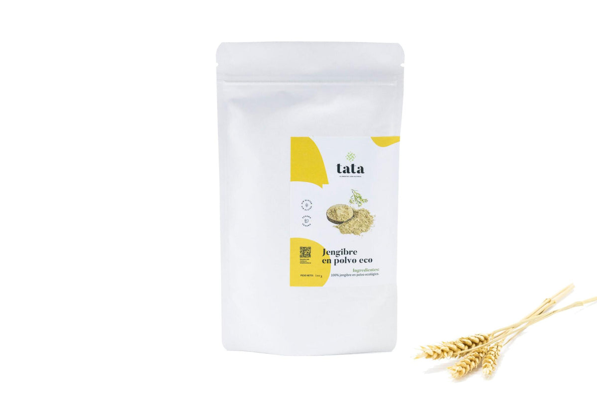 Jengibre en polvo ecológico, especia para currys, infusiones y repostería 100 g_0