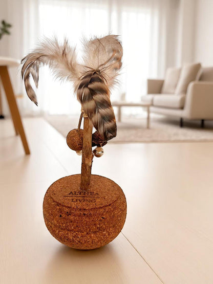 Juguete Para Gatos Vela, Corcho Natural_0