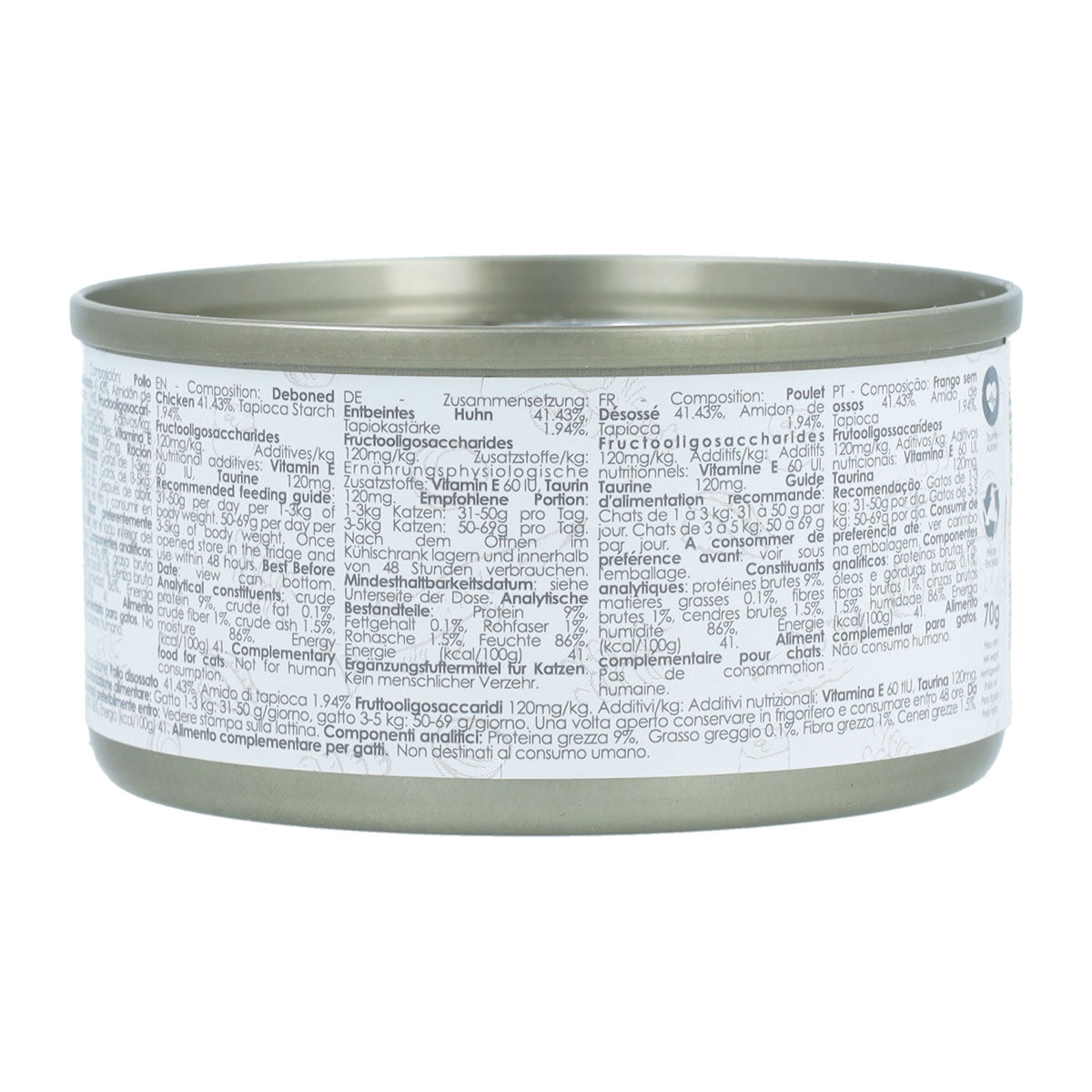 Kit Cat Lata Gravy - Pollo Classic 70 g Comida húmeda para gatos en salsa