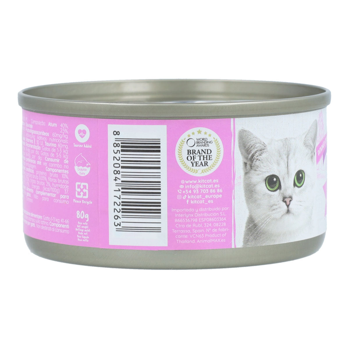 Kit Cat Can Toppers - Atum e Dourada 80 g Ração húmida para gatos