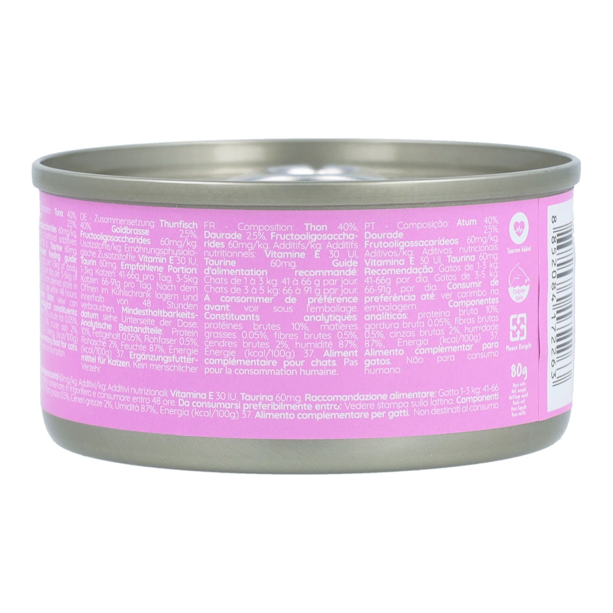 Kit Cat Can Toppers - Atum e Dourada 80 g Ração húmida para gatos