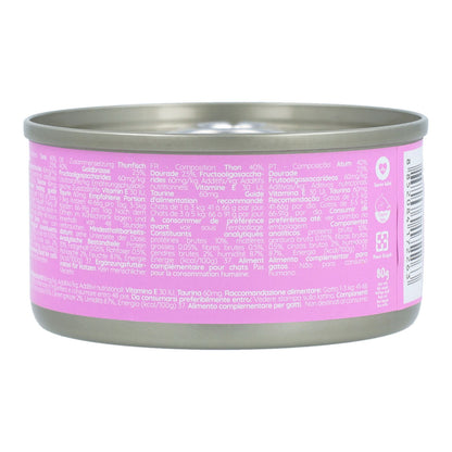 Kit Cat Can Toppers - Atum e Dourada 80 g Ração húmida para gatos