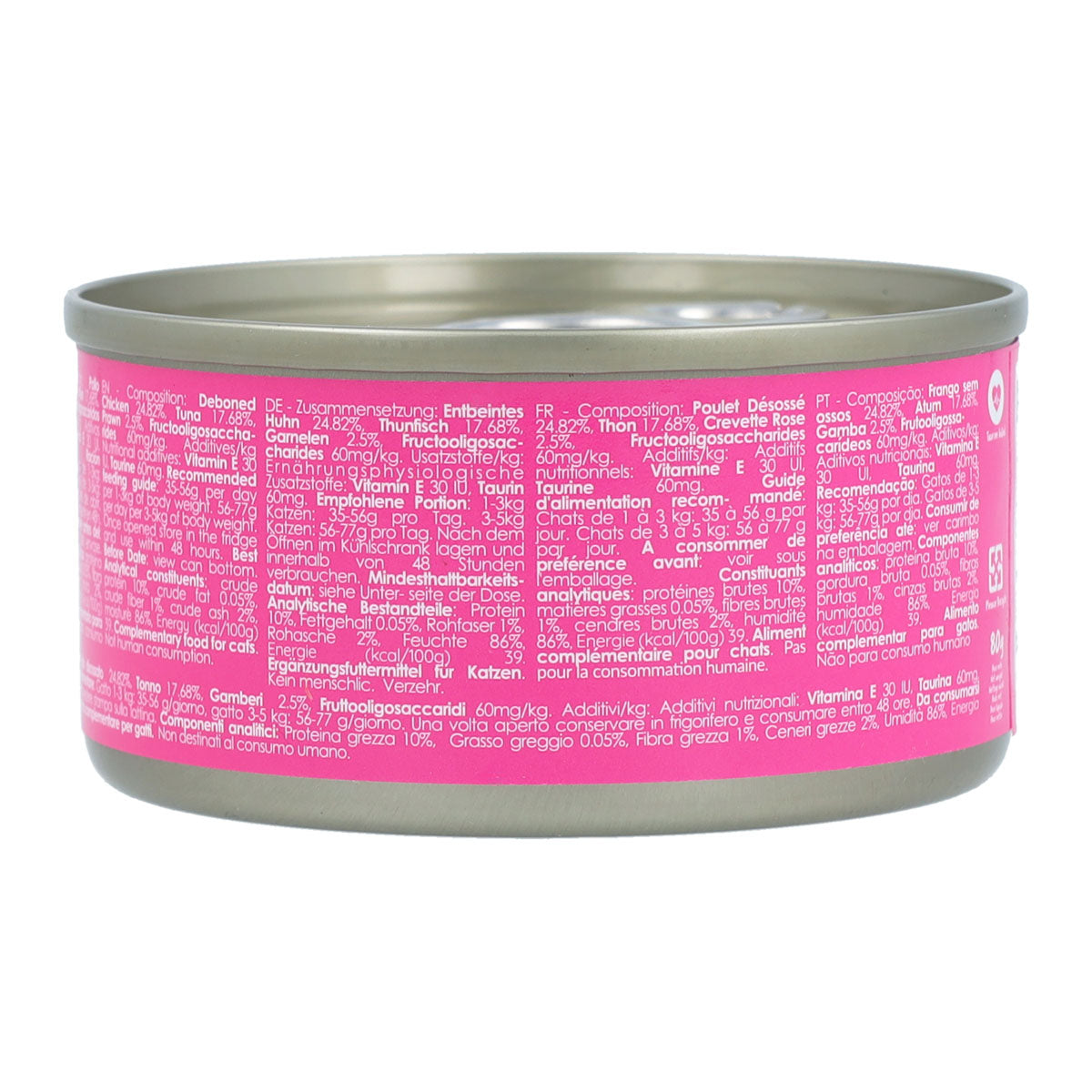 Kit Cat Can Toppers - Frango, Atum e Camarão 80g Ração húmida para gatos