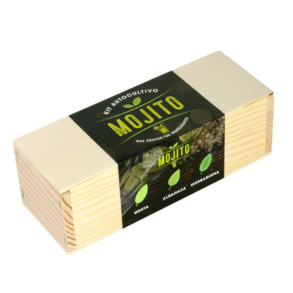 Kit Autocultivo Mojito | Cultiva Menta, Albahaca Y Hierbabuena En Casa | Regalo Original Para Cócteles_0