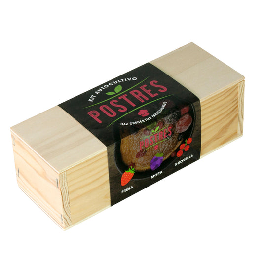 Kit Autocultivo Postres Fresa, Menta y Mora | Ideal para Repostería y Smoothies - Resetea_0