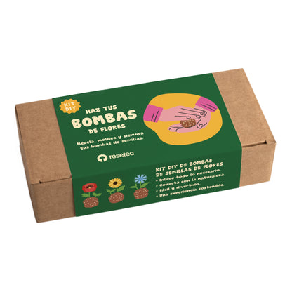 Kit Diy Bombas De Semillas De Flores – Haz Tus Propias Bombas De Flores - Resetea_0
