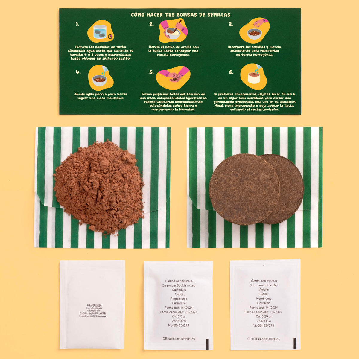 Kit Diy Bombas De Semillas De Flores – Haz Tus Propias Bombas De Flores - Resetea_1