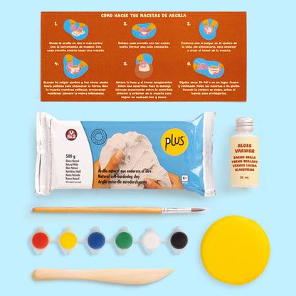 Kit Diy Macetas De Arcilla – Haz Tus Propias Macetas Artesanales En Casa - Resetea_1