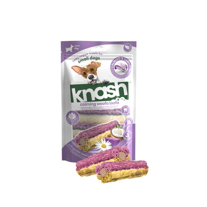Knash Snack Calming De Camomila, Boniato Y Coco Perro S 2 Boslas X 7 Uds_0