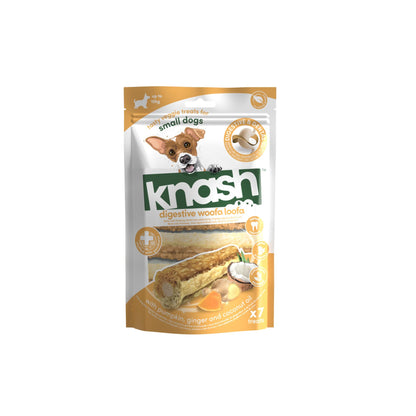 Knash Snack Digestive De Calabaza, Jengibre Y Coco Perro S 2 Boslas X 7 Uds_2