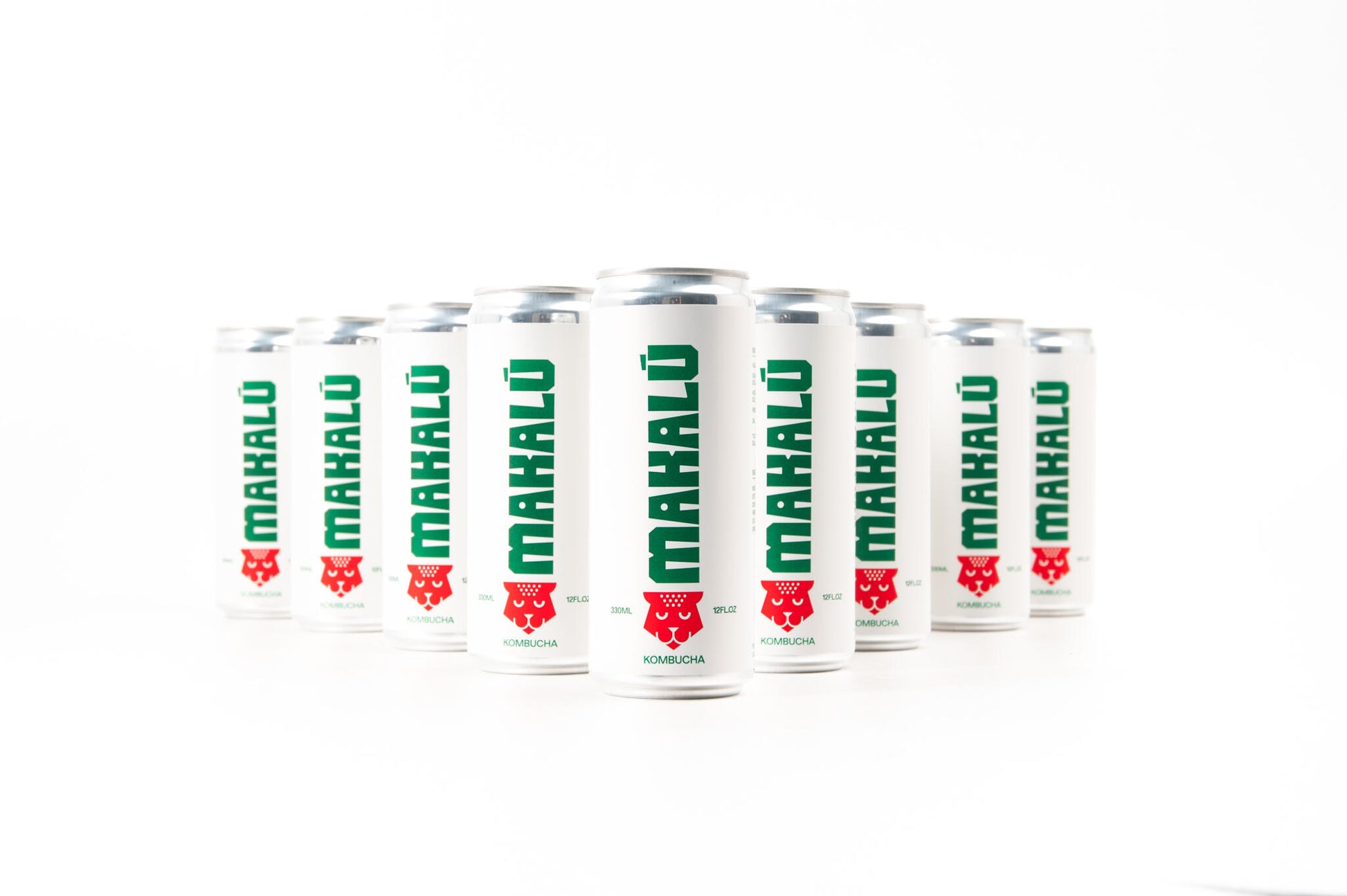 Kombucha vegana Makalú Pack 12 unidades Lata 330ml Sabor Hierbabuena_0