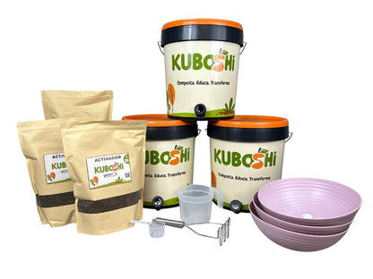 Kuboshi Plus: Pack De Compostaje Bokashi_0