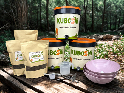 Kuboshi Plus: Pack De Compostaje Bokashi_1